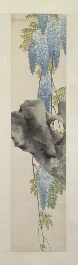 图片[4]-Four screens of Ren Xiong flowers-China Archive